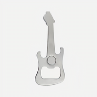 Décapsuleur créatif en forme de guitare, aimant de réfrigérateur en métal, autocollant pour réfrigérateur, cadeau souvenir pour mariage et fête