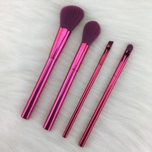 Eco Friendly Custom Made Best Quality Mineral Customizable Supplier Logo Private Label <strong>Red</strong> Hair <strong>Buy</strong> Make up Brushes - Product Image 2