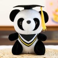 Cadeaux personnalisés pour les diplômés TX, poupée en peluche avec logo personnalisé, saison des diplômes, ours en peluche personnalisé avec logo et toge de diplômé, CE EN71