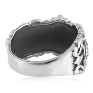 Men's Stainless Steel <b>Cross</b> <b>Ring</b> <b>Silver</b> Two Tone Punk Style Dragon Claw Design Fashion Jewelry Gift 240200 - Product Image 2
