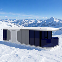 Structure métallique préfabriquée, maison mobile modulaire à une chambre, maison préfabriquée à vendre
