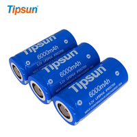 Batería de Respaldo Estable Industrial de Celdas LiFePO4 32700 de Punta Plana, 3.2V 6000mAh, Marca Tipsun