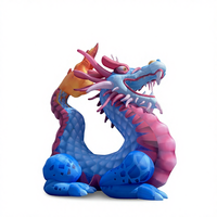 Modèle de dragon chinois gonflable géant personnalisé pour la décoration d'événements de vacances