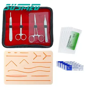 Kit di addestramento per sutura Kit di pratica per sutura chirurgica a 3 strati modello di cuscinetto per sutura