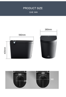 WC intelligent sans réservoir à poser au sol, bidet électrique automatique, cuvette de toilette connectée, articles sanitaires à prix abordable