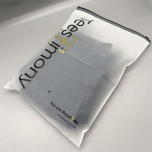 <span class=keywords><strong>PVC</strong></span>ジッパーバッグ生分解性プラスチックPE Tシャツパンツ収納バッグ衣類包装用ジップロックバッグ - Product Image 1