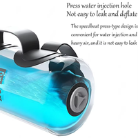Bolsa de Agua de PVC de Tendencia 2026, Bolsa de Agua Ajustable y Portátil, Bolsa de Fitness con Agua Helada, Equipo de Entrenamiento de Equilibrio, para Gimnasio en Casa