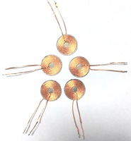 Bobine de réception à induction pour charge sans fil avec matériau absorbant de blindage ultra-fin, fabricant d'inducteurs d'origine