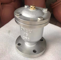 Válvula de Ventilación de Aire de Hierro Fundido Directa de Fábrica, Conexión de Brida, Válvula de Escape de Aire Automática PN10 PN16 para Uso en Tuberías de Agua Municipal