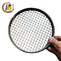 Fil d'acier inoxydable résistant à l'oxydation, tamis vibrant de laboratoire rond de 200 mm de diamètre, écran filtrant pour échantillons