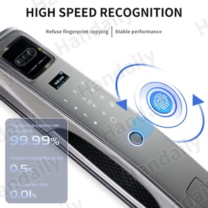 Camera an ninh tuya thông minh Khóa từ xa tạm thời mật khẩu kỹ thuật số Khóa Nhận dạng khuôn mặt vân tay 6068 Lỗ mộng khóa cửa - Product Image 5