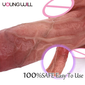 Flexibele Realistische Dildo Siliconen Anale Plug Butt Plug Erotische Penis Met Zuignap Volwassen Seksspeeltjes Voor Vrouwen Dildo - Product Image 3