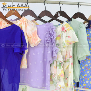 Chemise en soie pour femmes de qualité supérieure, d'occasion, de haute qualité, vêtements d'été d'occasion, lot de chemises pour femmes de la marque PUYI - Product Image 5