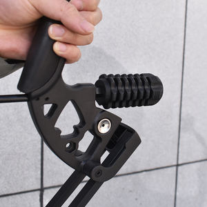 Piaoyu <span class=keywords><strong>noir</strong></span> amortisseur caoutchouc composite <span class=keywords><strong>poulie</strong></span> <span class=keywords><strong>arc</strong></span> et flèche faisceau amortisseur - Product Image 4
