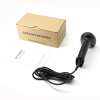 U8 Escaneo más rápido Escáner de código de barras QR inalámbrico o con cable 2D Obturador global