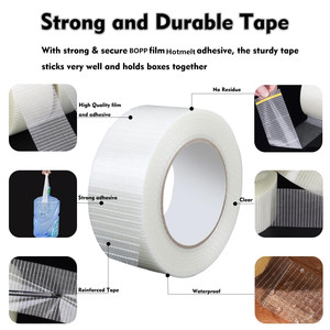 Tùy chỉnh sợi thủy tinh Băng nhiệm vụ nặng nề <span class=keywords><strong>Filament</strong></span> đóng đai băng sử dụng trên kim loại vật liệu gỗ bao bì và thiết bị điện - Product Image 5