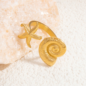 Evil Eye Gold Open <b>Ring</b> With <b>Turquoise</b> Stone Unisex Fashion Jewelry Gift - Product Image 4