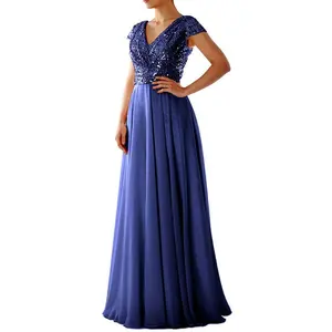 C KLEIDUNG 2023 Neuheit Hochzeitskleid Dame Luxus lange chiffonkleider für Damen
