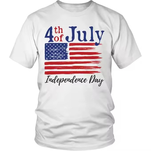 Miễn Phí Thiết Kế Độc Lập Ngày Áo Sơ Mi Tổ Chức Sự Kiện & Cuộc Bầu Cử Chiến Dịch Các Mặt Hàng Khuyến Mại Áo Sơ Mi Cho Nam Giới 4th Của Trang Phục Juliet - Product Image 1