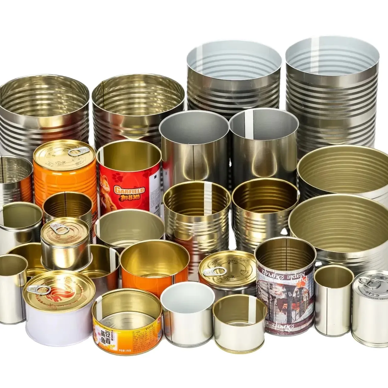 Wholesale high quality food grade empty metal tin cans for package