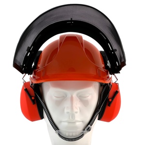 ABS قناع تنفيس ثقوب earmuf شبكة مجموعة دائم قبعة صلبة الهندسة مجموعة البناء مع قناع - Product Image 4