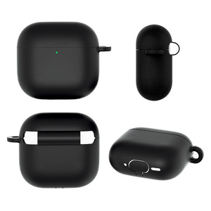 Para Apple <span class=keywords><strong>Airpods</strong></span> 4 Funda para auriculares Estuche para auriculares Caja <span class=keywords><strong>de</strong></span> <span class=keywords><strong>carga</strong></span> protectora suave <span class=keywords><strong>con</strong></span> llavero - Product Image 3