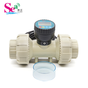 เครื่องวัดการไหลของ DN50 DN40อัจฉริยะพร้อมจอแสดงผล LCD ดิจิตอลเอาท์พุท RS485ขับ Modbus เซ็นเซอร์การไหลของกังหันวัสดุ OEM Pph - Product Image 3