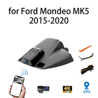 Caméra embarquée 4K 2160P Plug-and-play avec WiFi, compatible avec Ford Mondeo MK5 2015, 2016, 2017, 2018, 2019, 2020