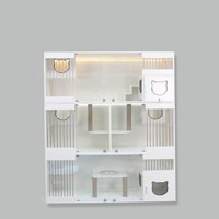 Nichoir et cage pour chien en bois pur, respirant, sans toxines ni pollution, avec fermeture à pression, prix abordable, stable et chaud