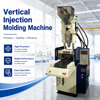 25 tonnes multi-matériaux accessoires de produits jouets machine verticale automatique de moulage par injection de plastique à glissière unique pour petites pièces