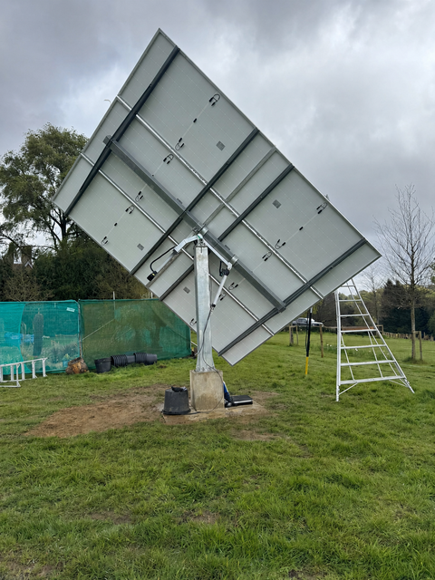 Sunchaser ZRD New Design Heavy Duty Dual Axis Solar Tracker Linear Actuator PV Mounting Brackets Tracking System High Efficiency