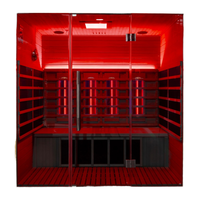 Promotion : Grande Cabine de Sauna Infrarouge Intérieure Chauffée Électriquement à Spectre Complet pour Usage Domestique et Commercial – Sauna Sec et Spa pour la Maison