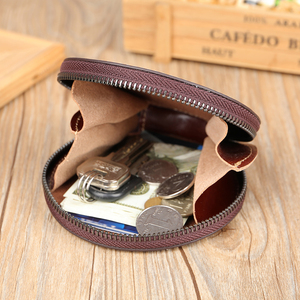 <span class=keywords><strong>Plan</strong></span> de transport femmes en cuir véritable mignon petit porte-monnaie rond pochette Mini portefeuille en cuir clé sac changement pochette en cuir porte-monnaie - Product Image 6