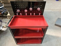 Chariot de rangement d'outils mobile à 3 niveaux très résistant, très vendu, avec roues, support OEM ODM OBM
