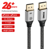 Câble 1.4 certifié VESA 8K 60Hz, test EMI réussi, 6 pieds