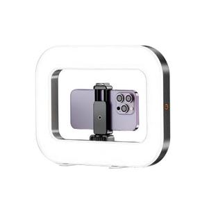 Lampe annulaire LED portable rechargeable pour diffusion en direct sur téléphone portable, photographie et éclairage <span class=keywords><strong>de</strong></span> bureau pour cage à lapin et selfies - Product Image 4