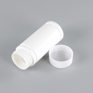 Customized Capsule White <b>Bottle</b> Pharmaceutical Packaging HDPE Plastic <b>Pill</b> Jar For Health Products With CRC Screw Cap - Product Image 3