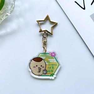Llavero Acrílico con Forma de Estrella de Anime CHIIKAWA Fushimi <span class=keywords><strong>Inar</strong></span>, Colgante Creativo de Hachiware Usagi, Llaveros de Plástico Exquisitos de Momonga - Product Image 6