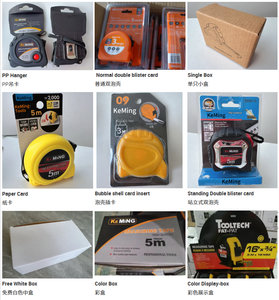 Ruban à mesurer en acier personnalisé avec logo, 3 m, 5 m, échelle impériale, avec revêtement en TPR, outils de mesure en acier - Product Image 4
