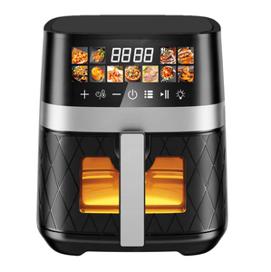 Nouveautés OEM Friteuse à air numérique intelligente sans huile avec écran tactile personnalisable 5L 6L 7L 8L en acier inoxydable - Product Image 3