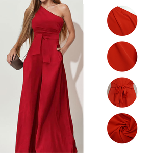 <span class=keywords><strong>Tuta</strong></span> <span class=keywords><strong>Elegante</strong></span> Monospalla con Lacci a Vita Alta e Gamba Larga <span class=keywords><strong>in</strong></span> Tinta Unita da Donna, Ideale per l'Estate - MOQ 1 - Product Image 4