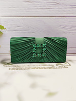 Pochette de Soirée en Satin et Strass pour Femme – Design Premium Tendance, Brillante et Nouveauté pour Fêtes, Dîners et Mariages – Sac à Main Élégant 2026