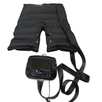 Masseur de jambes à compression d'air pour la circulation sanguine et le soulagement de la douleur, bottes chauffantes portables pour la récupération des mollets et des pieds à domicile, pour les gonflements