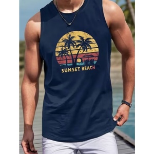 Camiseta Deportiva para Hombre, 100% Algodón, Estilo Urbano, Verano, Culturismo, Sin Mangas, Diseño Deportivo, Camiseta sin Mangas para Hombre - Product Image 4