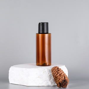 Botellas Vacías de Plástico PET Ámbar para Sérum, Loción, Perfume, con Pulverizador y Tapa Negra Mate, 100ml <span class=keywords><strong>200ml</strong></span> - Product Image 5
