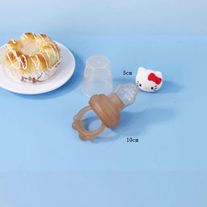 Mordedor de Silicona para Bebés, Bolsa de Malla para Frutas y Verduras, Mordedor para Masticar y Aliviar las Molestias Dentales, para Bebés de 0 a 24 Meses - Product Image 2