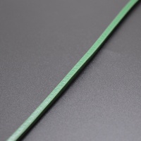 2025 80cm uzunluk/pc toptan yeşil süper Fiber 4*3mm tahıl düz deri kordon takı kolye bilezikler için deri dizeleri ipliklerini