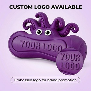 Juguete de Goma Personalizado para Limpiar los Dientes de las Mascotas y Aliviar el Aburrimiento, Juguete Masticable Resistente para Perros con Mordida Agresiva - Product Image 2