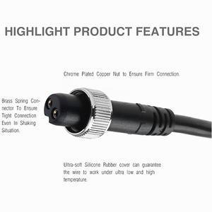<span class=keywords><strong>Daiwa</strong></span> <span class=keywords><strong>Tanacom</strong></span> <span class=keywords><strong>1000</strong></span> 750 500 Shimano Cable de alimentación de carga de pesca Compatible Cable de carrete eléctrico Cable de alimentación de batería de cobre - Product Image 4