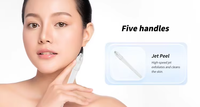 Appareil de cryo-hydrodermabrasion 5 en 1, jet d'oxygène, peeling facile, machine de microdermabrasion